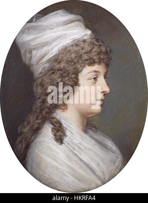 Charlotte Stuart, de la duchesse d'Albany (1753-1789) par Hugh Douglas Hamilton Banque D'Images