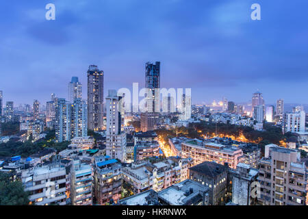 De la ville de Mumbai région des collines de Malabar Banque D'Images