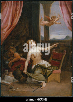 David Teniers après Corregio - à la recherche de jeunes DT3089 Banque D'Images