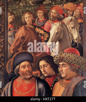 Domenico Ghirlandaio, adorazione dello Spedale degli Innocenti 04 Banque D'Images