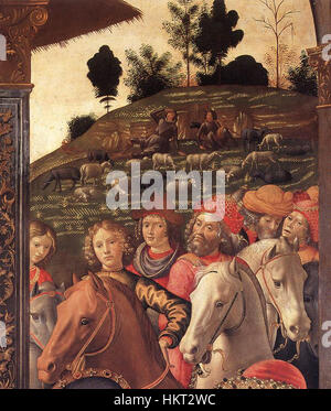 Domenico Ghirlandaio, adorazione dello Spedale degli Innocenti 05 Banque D'Images
