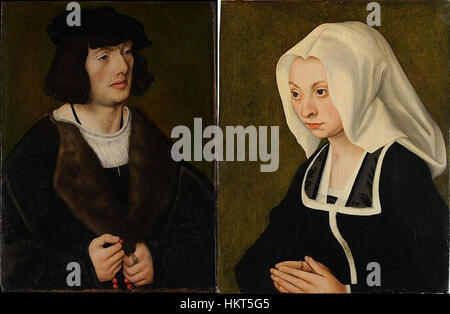 Le Dyptyk Cranach est une œuvre historique de l'artiste allemand de la Renaissance Lucas Cranach l'ancien. Ce diptyque dépeint des thèmes et des figures religieux, capturant l'essence du style détaillé et expressif de Cranach. Connue pour sa représentation de figures bibliques, cette œuvre reflète à la fois les compétences techniques de l'artiste et son lien profond avec les récits religieux. Banque D'Images