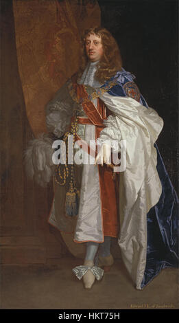 Edward Montagu, 1er Comte de Sandwich, par Peter Lely Banque D'Images
