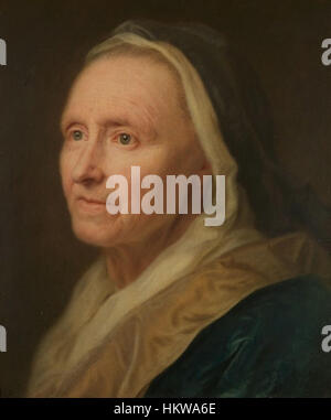 Balthasar Denner - Portrait d'une vieille femme - HAUM Banque D'Images