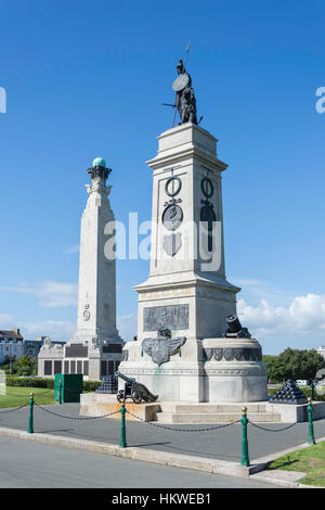 Royal Naval War & Monuments Nationaux, Armada Plymouth Hoe, Plymouth, Devon, Angleterre, Royaume-Uni Banque D'Images