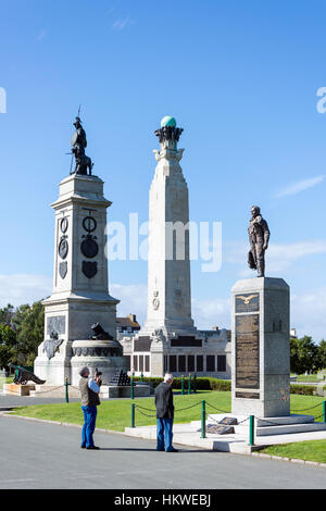 Royal Naval War, National Armada & Royal Air Force Memorials, Plymouth Hoe, Plymouth, Devon, Angleterre, Royaume-Uni Banque D'Images