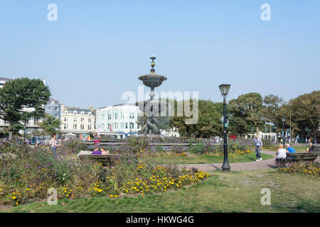 Victoria Fontaine dans Old Steine Gardens, Old Steine, Brighton, East Sussex, Angleterre, Royaume-Uni Banque D'Images