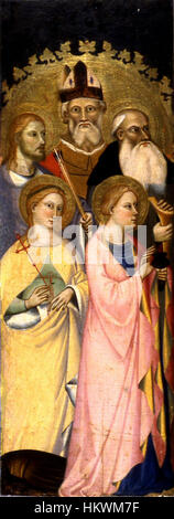 Giovanni del Biondo - Cinq Saints - Walters 37719 Banque D'Images