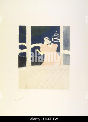 Les « aux Ambassadeurs » d'Henri de Toulouse-Lautrec capturent l'atmosphère vibrante de la vie nocturne parisienne, mettant en valeur la scène animée des cafés-concerts avec des couleurs vives et une composition dynamique. Banque D'Images