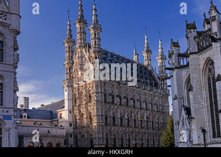 Hôtel de ville Leuven Belgique Banque D'Images