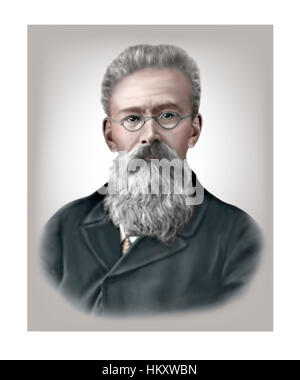 Nikolaï Rimski-Korsakov, 1844-1908, compositeur Banque D'Images