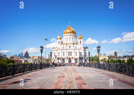 Cathédrale de Christ le Sauveur, Moscou, Russie Banque D'Images