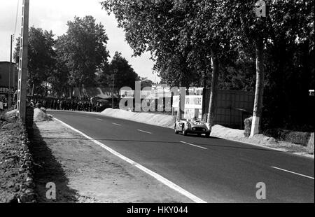 1955 Allemand Karl Kling Mercedes-Benz 300SLR Le Mans 24 Heures retirées GG Banque D'Images