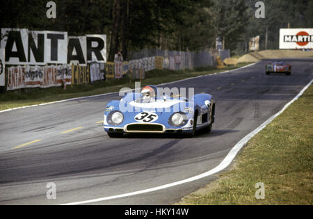 1969 Robin Widdows GO Matra MS650 Le Mans 24 Heures 7e GG Banque D'Images