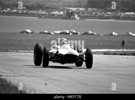 Ian Burgess 1963 GO Scirocco-BRM Silverstone GP britannique dnf GG Banque D'Images