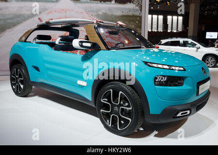 Bruxelles - 12 jan 2016 : Citroën Cactus M exposé au Salon de l'Automobile de Bruxelles. Banque D'Images