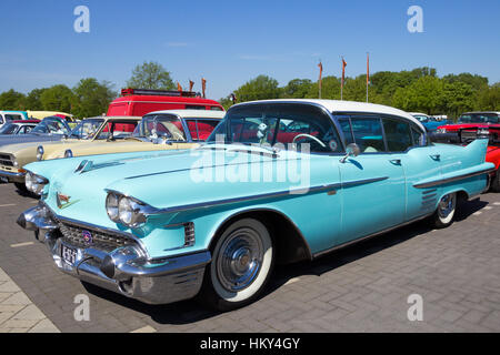 1958 Cadillac Sedan de Ville voiture classique Banque D'Images