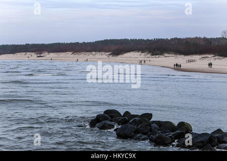 Vue du pont de Palanga en Lituanie Banque D'Images