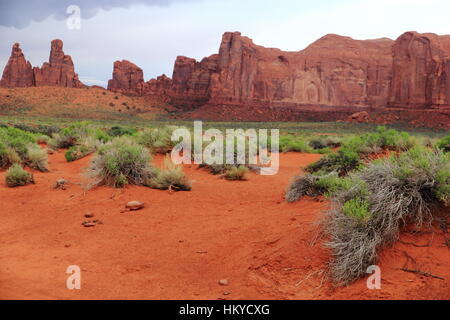 Menaces sur Monument Valley Banque D'Images