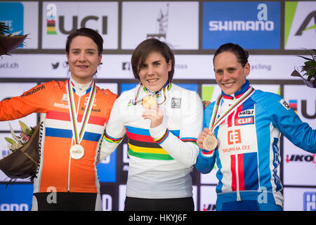 Katerina Nash, Marianne Vos, Sanne Cant Banque D'Images