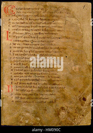 Cette page manuscrite enluminée de 'la chanson de Roland' présente une illustration du poème épique médiéval français, avec des images éclatantes de la légende de Roland. Banque D'Images