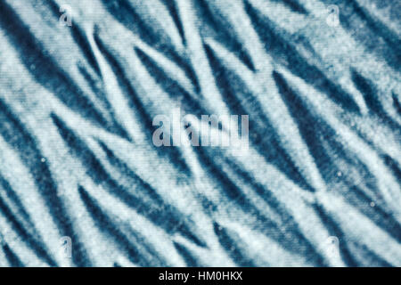 Close up floue photo de jeans, tissu froissé abstract background. Banque D'Images