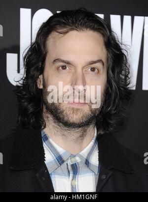 Chris D'Elia aux arrivées de JOHN WICK : CHAPITRE DEUX Premiere, Arclight Hollywood, Los Angeles, CA, 30 janvier 2017. Photo par : Dee Cercone/Everett Collection Banque D'Images