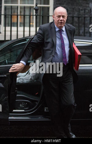 Londres, Royaume-Uni. Jan 31, 2017. Damian Green MP, Secrétaire d'État pour le travail et les pensions, arrive au 10 Downing Street pour une réunion du Cabinet. Credit : Mark Kerrison/Alamy Live News Banque D'Images