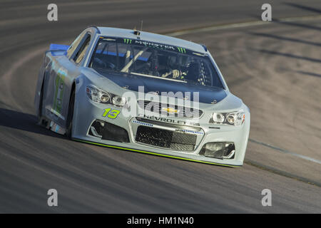 Avondale, USA. Jan 31, 2017. Ty Dillon Germain prend sa course à travers la Chevrolet tours durant une pratique à l'essai d'ouverture de Phoenix à Phoenix International Raceway à Avondale, Arizona. Crédit : Walter G Arce Sr Asp Inc/ASP/ZUMA/Alamy Fil Live News Banque D'Images