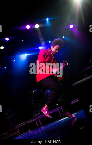 Milan, Italie. 31 janvier, 2017. Cage The Elephant en concert à Fabrique, Milan. Credit : Roberto Finizio/ Alamy Live News Banque D'Images