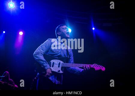 Milan, Italie. 31 janvier, 2017. Cage The Elephant en concert à Fabrique, Milan. Credit : Roberto Finizio/ Alamy Live News Banque D'Images