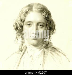 Harriet Beecher Stowe par François Holl Banque D'Images