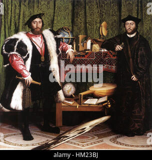 Les ambassadeurs de Holbein Banque D'Images