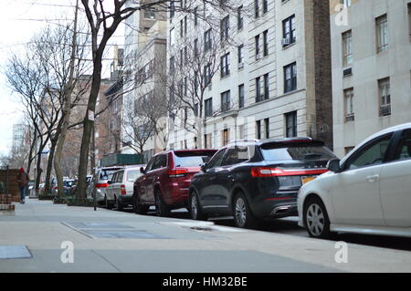 Upper West Side NYC Street Banque D'Images