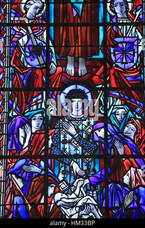 La Nativité. Abbatiale Saint-Pierre Notre-Dame-des-ardents. Lagny-sur-Marne. Banque D'Images