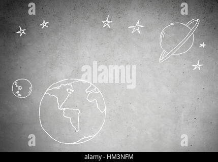 Appelée Terre planète Banque D'Images