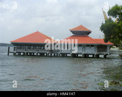 Dock Yard à Cochin, Kerala, Inde Banque D'Images