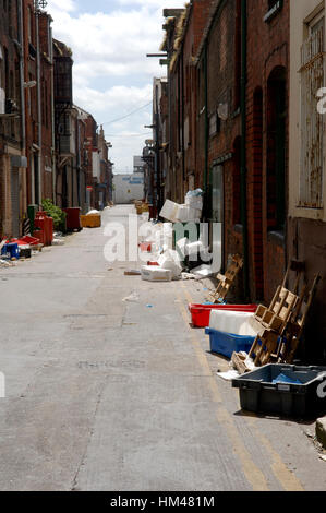 Henderson Road, Grimsby Docks, Grimsby, Lincolnshire, Angleterre, Royaume-Uni. Banque D'Images