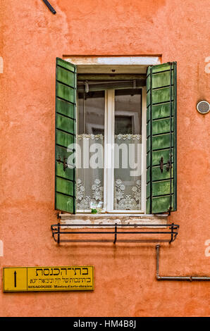 Italie Vénétie Venise Sestiere Cannaregio Ghetto novo judéo Banque D'Images