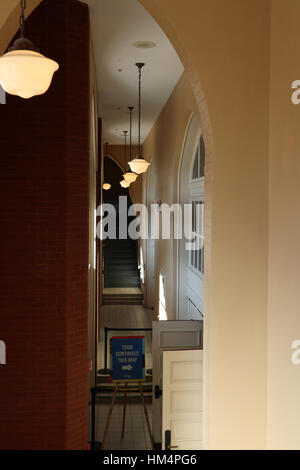 Entrée avant du Ryman Auditorium de Nashville, Tennessee, USA Banque D'Images