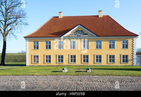 L'intérieur des bâtiments, un Kastellet forteresse militaire en forme d'étoile, Copenhague, Danemark Banque D'Images