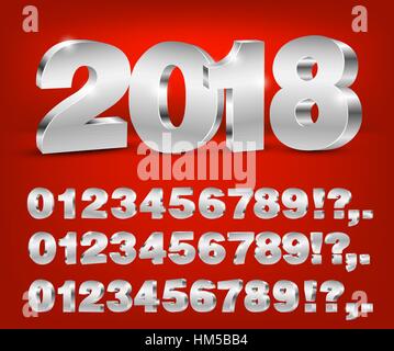 Numéros de vecteur bleu Illustration de Vecteur