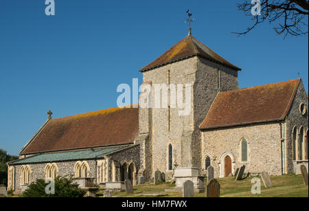 L'église Sainte-Marguerite à Rottingdean, East Sussex, Angleterre. Banque D'Images