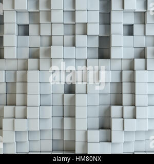 Abstract blocs blancs Banque D'Images