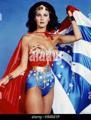 Warner Bros Wonder Woman séries télé 1975-1979 avec Lynda Carter Banque D'Images