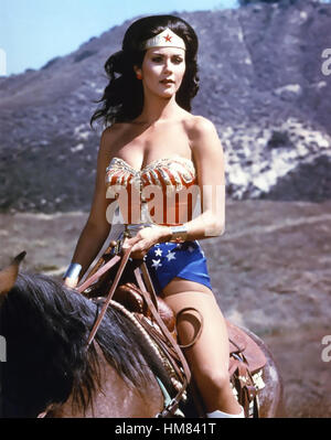 Warner Bros Wonder Woman séries télé 1975-1979 avec Lynda Carter Banque D'Images