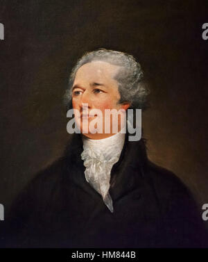 Alexander Hamilton (1755-1804), portrait de John Trumbull, huile sur toile, c.1804-6 Banque D'Images