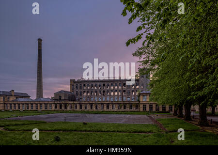 Usines de lin, Sion Mills, comté de Tyrone, Ulster (Irlande du Nord, Royaume-Uni Banque D'Images