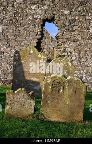 Église de Cranfield, Lough Neagh, comté d'Antrim, l'Ulster (Irlande du Nord, Royaume-Uni Banque D'Images