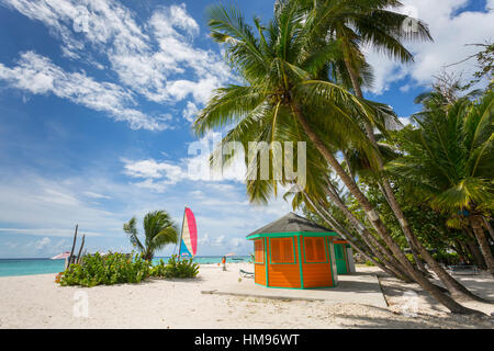 Worthing Beach, Christ Church, Barbade, Antilles, Caraïbes, Amérique Centrale Banque D'Images